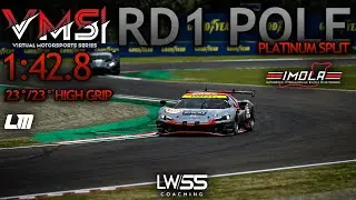 VMS PLATINUM SPLIT POLE POSITION | FERRARI 296 LMGT3 @ IMOLA | LE MANS ULTIMATE | LW/55 COACHING