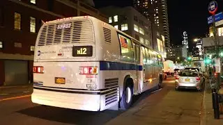MTA New York City Bus : M12 & M57 Bus Action @ 57th Street & 11th Avenue