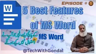 5 Hidden Features of MS Word | Jo Aap Ne Pehle Kabhi Use Nahi Kiye | @TechwithGondal