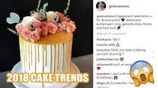 TRENDING CAKE STYLES 2018 💝 GENEVA STONE