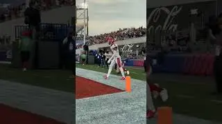 Osirus Mitchell one handed catch in the first usfl game #shorts #usfl