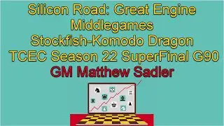 Silicon Road: Great Engine Middlegames! Stockfish-Komodo TCEC Season 22 SuperFinal G90