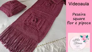 PESEIRA SQUARE DE FLOR E PIPOCA - Artes da Nonna