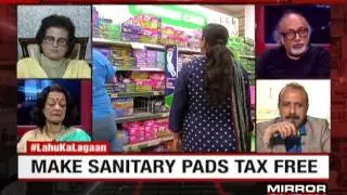 Campaign to remove tax on sanitary napkins &ndash; The Urban Debate (May 25)