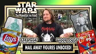 Frito Lay Obi Wan & Fruit Loops Han Solo Mail Away Power of The Force Unboxing & Review!