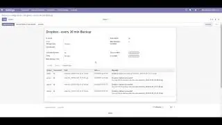 Odoo 12 -  Automatic backup