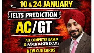 January IELTS Prediction, New Cue Cards (10 January, 24 January) IELTS Prediction| Jan Cue Cards|