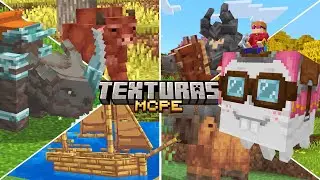 TOP 20 TEXTURAS PARA MINECRAFT PE (BEDROCK)