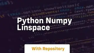 python numpy linspace
