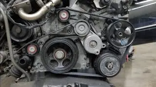 Mercedes Sprinter GL350 serpentine belt installment
