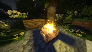 Minecraft from stormy night to sunny morning with shaders