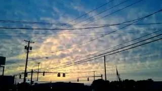 Red sky's at night  sailors delight