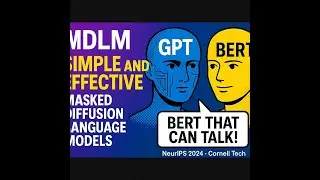 Making GPT into BERT? Inversion performance of Masked Diffusion LM