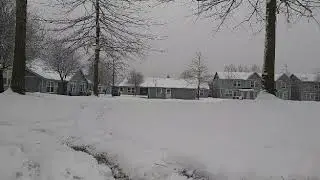 Arrma voltage brushless 4900 KV cutting straight through the snow