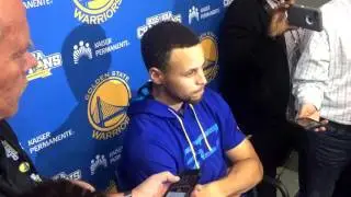 Steph Curry on if ankle brace affected MCL injury: 
