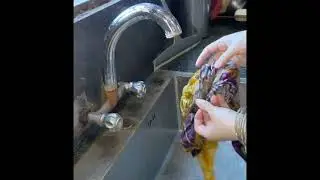 Transparent 4k cleaning tutorial | transparent clothes housewife cleaning kitchen