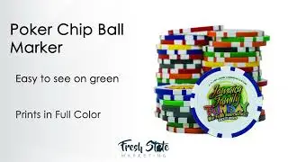 POKER CHIP BALL MARKER