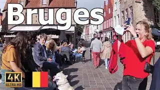 Bruges - Beautiful Summer Walking Tour in 4K HD