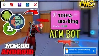 Macroandroid Free Fire Ob51 | Macro ff Android ob51 ☠️🎯 Tutorial | Macro Droid New Headshot Script 📂