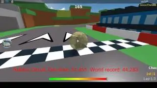 Super Blocky Ball: Roblox Circuit - Dev time beaten(Beginner)