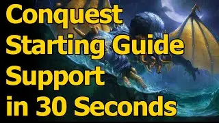 (OUTDATED) SMITE IN 30 SECONDS - Conquest Support Starter Role Beginners Guide