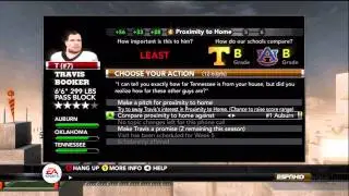 NCAA 12 In-Season Recruiting Video (w/Commentary) Part 2 - Twitter @GameTimeBlog