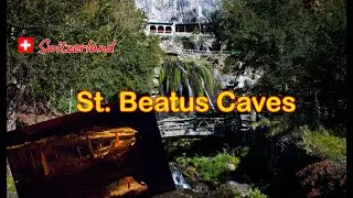 St. Beatus Caves || Beautiful Thun lake || Day trip in Stwizerland || Floating Feathers