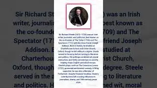 Sir Richard Steele #biography #richardsteele