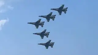 2025 USAF Thunderbirds @ Battle creek airshow 7/5/25 (Saturday)