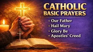 ✝️ Основные католические молитвы #Молитва #ОтчеНаш #Радуйся,Мария #СлаваБудь #АпостольскийСимволВеры