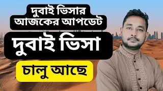 দুবাই ভিসার আজকের আপডেট || সর্বমোট দুই ক্যাটাগরির ভিসা চালু আছে.