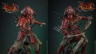 Представлена ​​новая концептуальная фигурка серии Predator Samurai от Hot Toys в масштабе 1/6