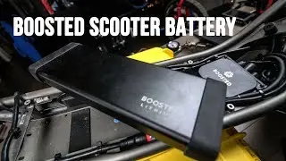 Boosted Rev Scooter: Partial tear down, battery removed, weighed, double the range?