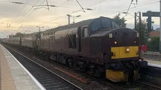 Trains at Wigan north western (ft 88003, 37706, 47804)