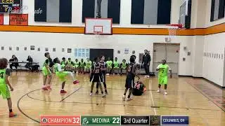 Champion Vs Medina Middle School Boys Basketball 3rd Quarter