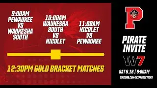 W7 GVB : Pirate Invite Quarterfinal | Bay Port vs Pewaukee