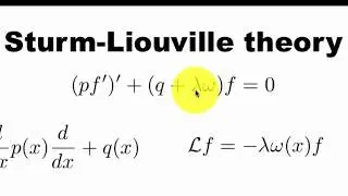Sturm-Liouville theory: ODEs and orthogonal polynomials