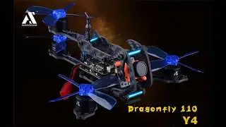 Awesome Dragonfly 110 Y4, a very different  FPV racing drone