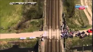 Paris Bike Race Interrupted By High Speed Train