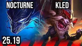 NOCTURNE vs KLED (TOP) | NA Grandmaster | 25.19