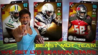 WE GET 3 LTD SEASON STAR PLAYERS! 95 OVR MELVIN GORDON & MORE! MADDEN 17 ULTIMATE TEAM