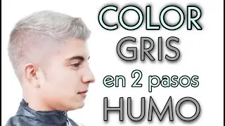 Rubio ceniza GRIS HUMO con 20 VOLÚMENES