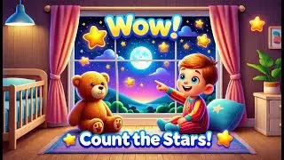 Learn to Count to Five with Stars! Fun Educational Song for Kids
