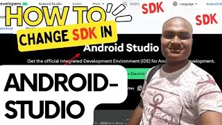 How To Change SDK Version।Android studio।1 Minute School।