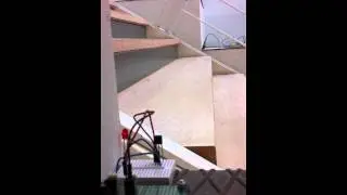Breaking an IR beam in staircase