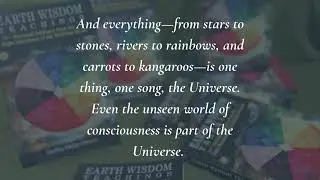 Earth Wisdom Teachings Book - Available to buy