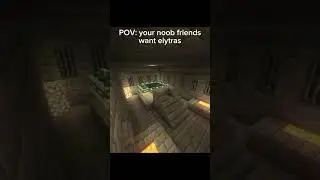 POV: your noob friend want elytras #minecraft #gaming #memes #funny #duck