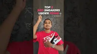 TOP 5 RED SNEAKERS UNDER 5000❤️