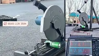 2.3V 35Ah lithium titanate battery cutting experiment