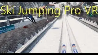 Ski Jumping Pro VR Gameplay - The first jumps